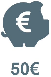 50€ Transferencia bancaria