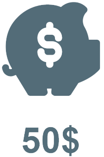 $50 Transferencia bancaria