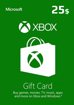 25$ Xbox Live (US)